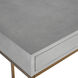 Jiro 63 X 24.25 inch Grey Shagreen Desk